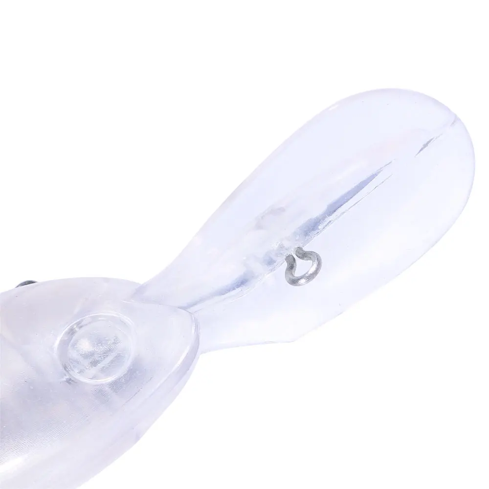 Crankbait transparente con sonajero flotante para bricolaje a mano