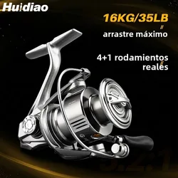 Carrete giratorio Huidiao AP-II Zero Play – arrastre suave