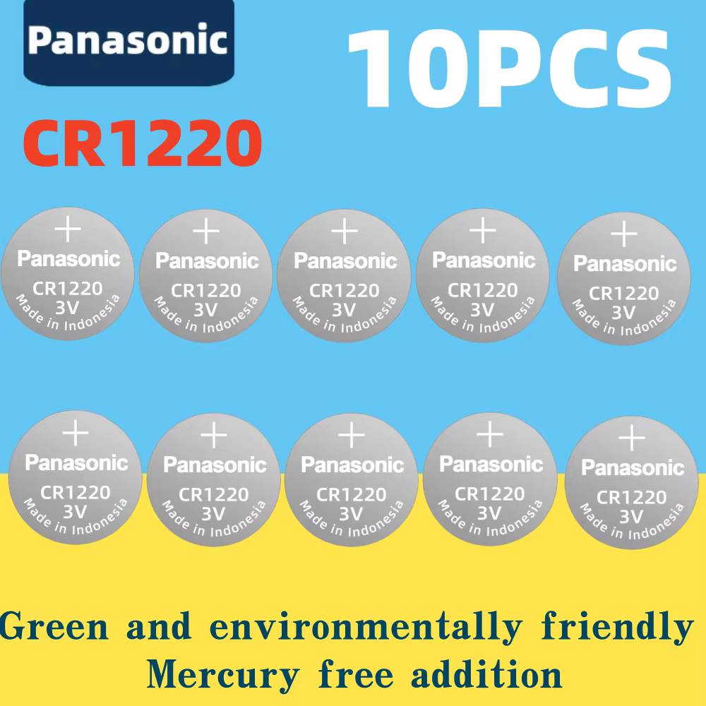 Batería de Botón Panasonic CR1220 de 3V – Celdas de Litio para Electronica - imagen 4