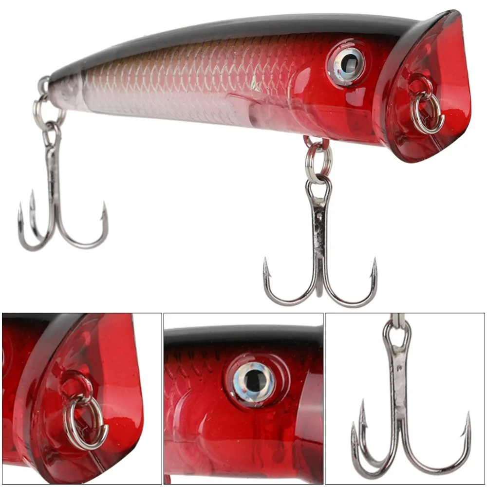Señuelo Popper flotante ABS resistente para peces grandes con ataque - imagen 5