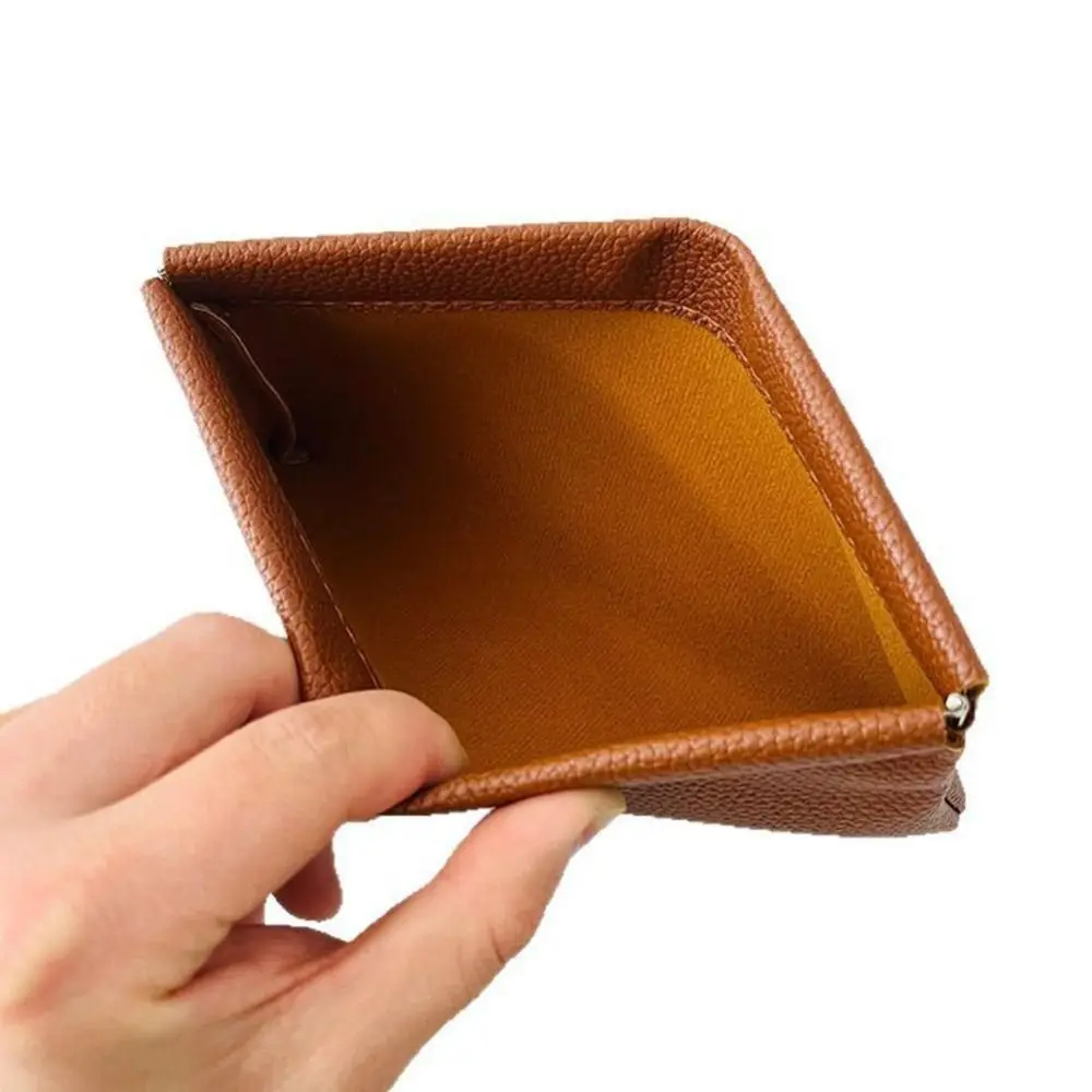 Cartera porta documentos de piel grabada con cierre automático y ranuras para tarjetas - imagen 4