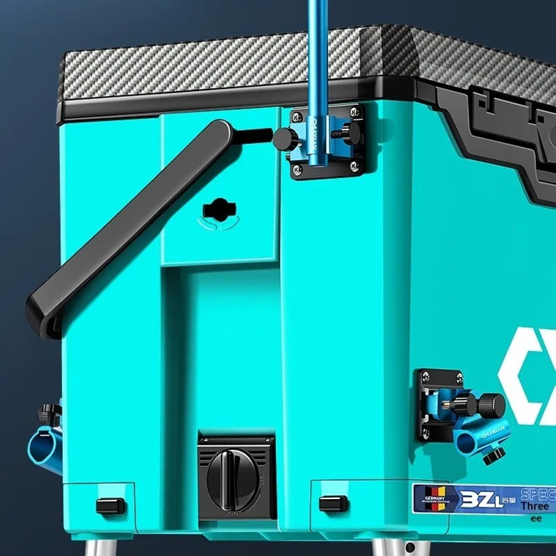 Accesorios aluminio para caja pesca – Torreta bandeja portacebos universal - imagen 3