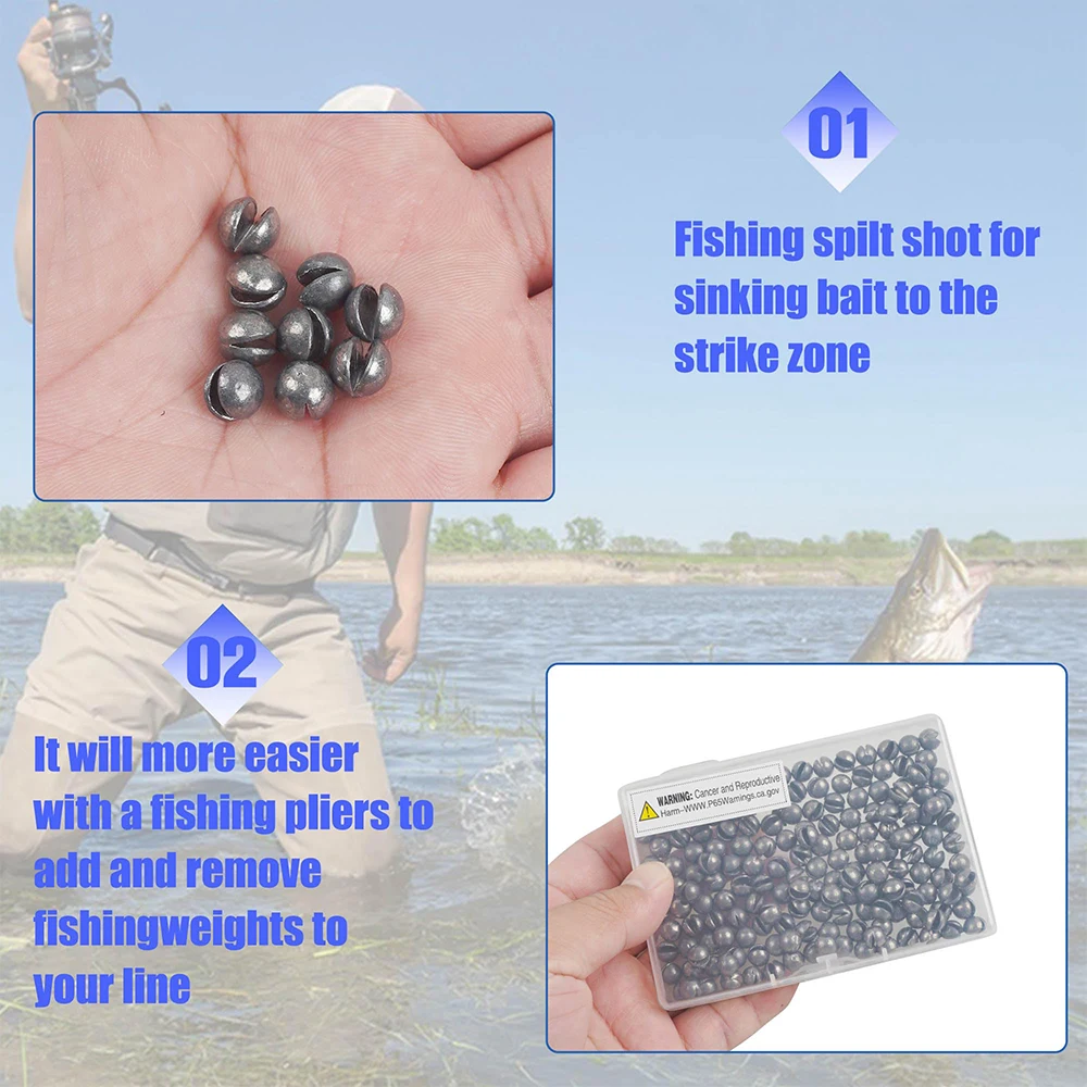 Pesas de plomo desmontables para drop shot y huevo - imagen 5