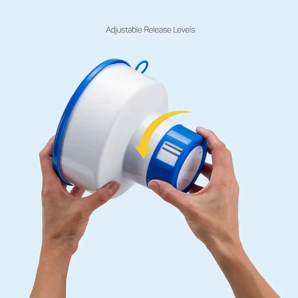 Dispensador flotante de cloro para piscina ABS ajustable