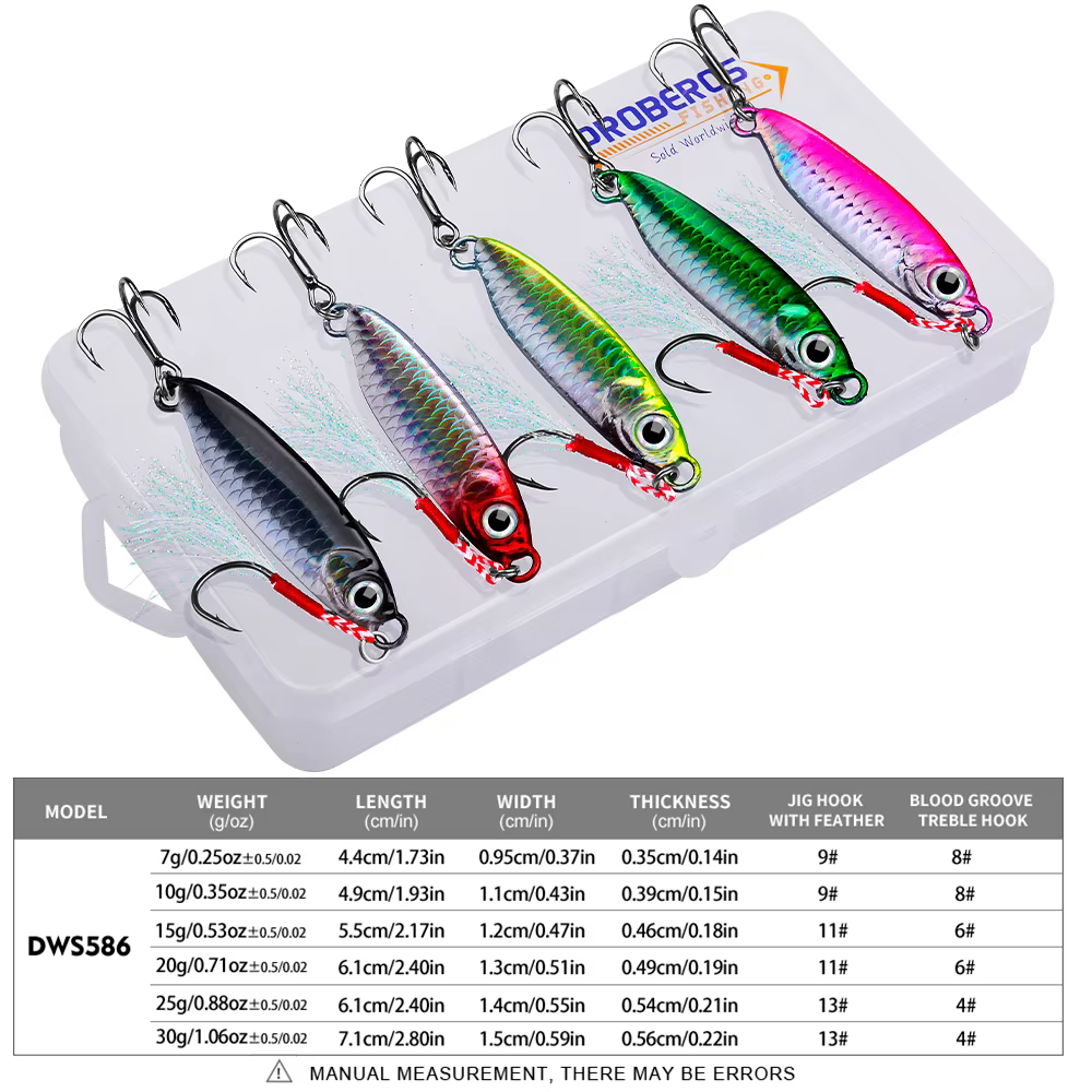 PROBEORS Jig Metal - Señuelo de pesca para mar y costa en agua salada - imagen 3
