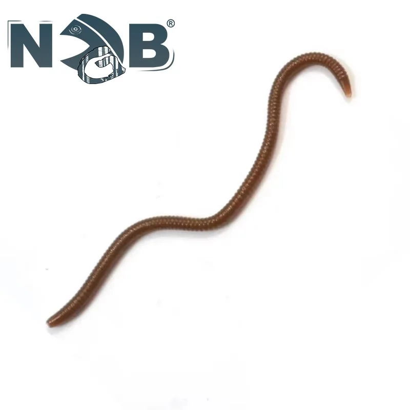 NGB Señuelos de vinilo lombriz con aroma realista