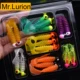 Mrlurion Wobbler de gusano suave para lucio y lubina con caja - imagen 5