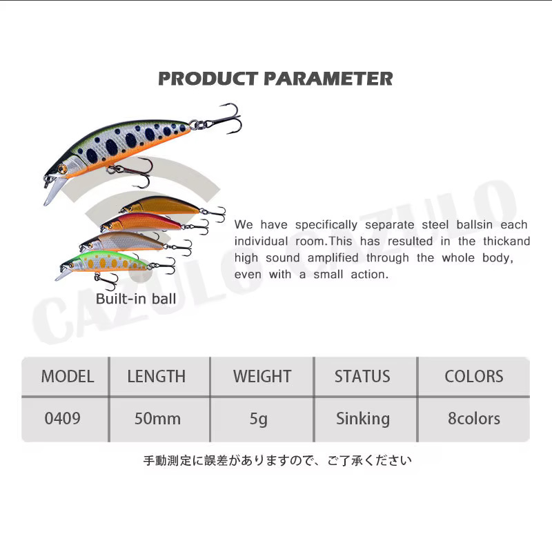 Señuelo minnow wobbler para carpa - imagen 5