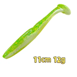 Swolfy Señuelos de vinilo Shad – Silicona suave para carpa