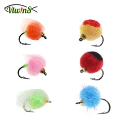 Vtwins Glo Bug mosca de huevo salmón hundimiento rápido