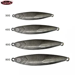 TAKEDO jig de tungsteno sin pintar – señuelo para jigging