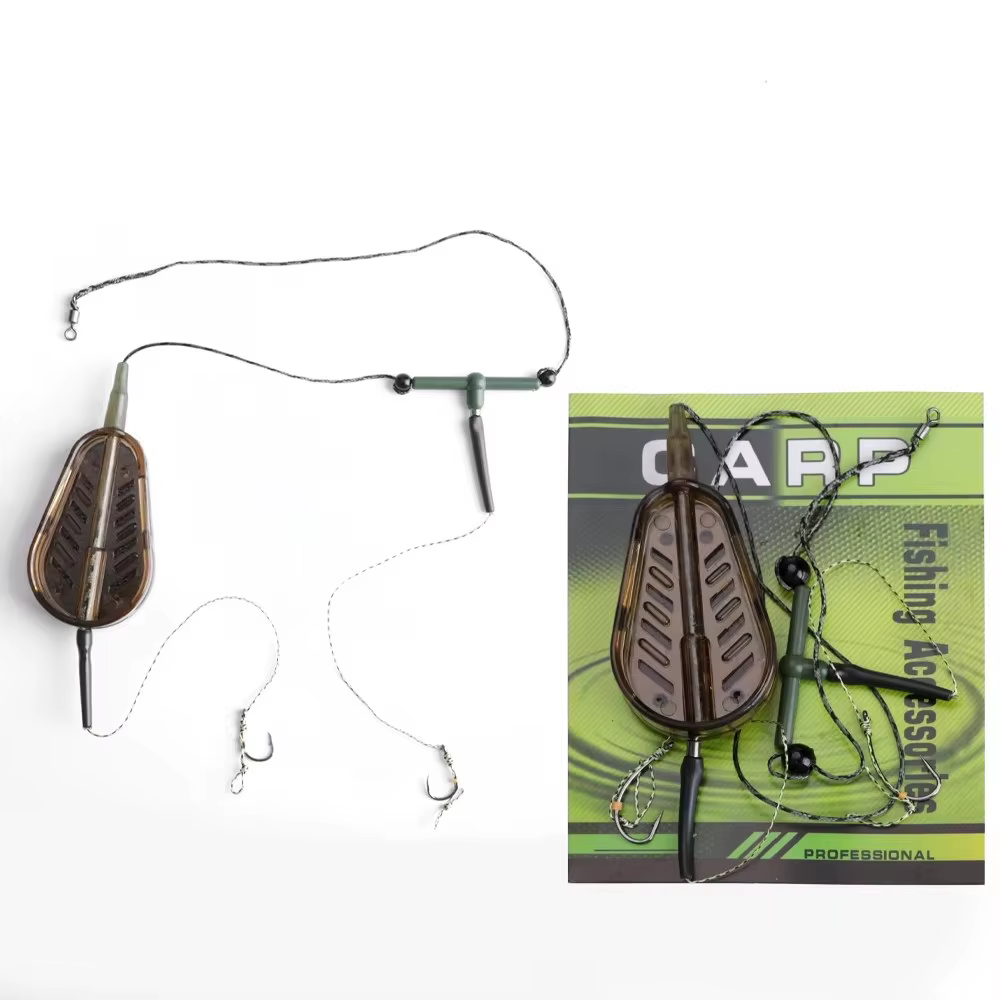 NGB 60-100g Aparejo Carpfishing con Jaula y Líder Central - imagen 5