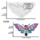 Molde de silicona polilla para resina epoxi y fundición DIY - imagen 4