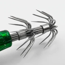 Anzuelo ShareShark para calamar con rascalla – Luminiscente con bola de resonancia