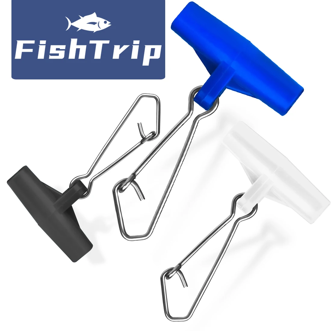 Deslizadores plomo giratorio FishTrip – Broches Duo para agua salada - imagen 3