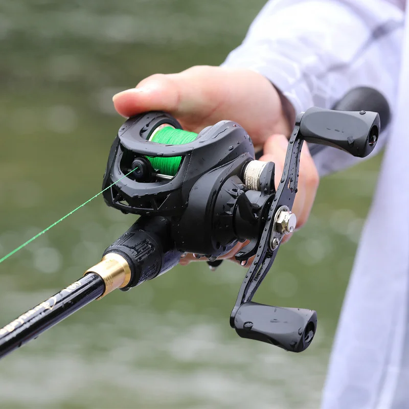 Sougayilang Combo caña y carrete casting – Fibra de carbono 8.1:1 - imagen 5