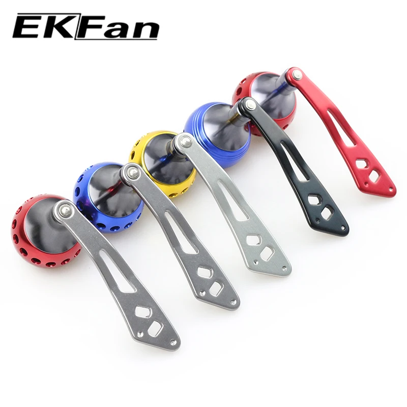Manivela baitcasting EKFan de aleación aluminio, perilla amplia - imagen 2