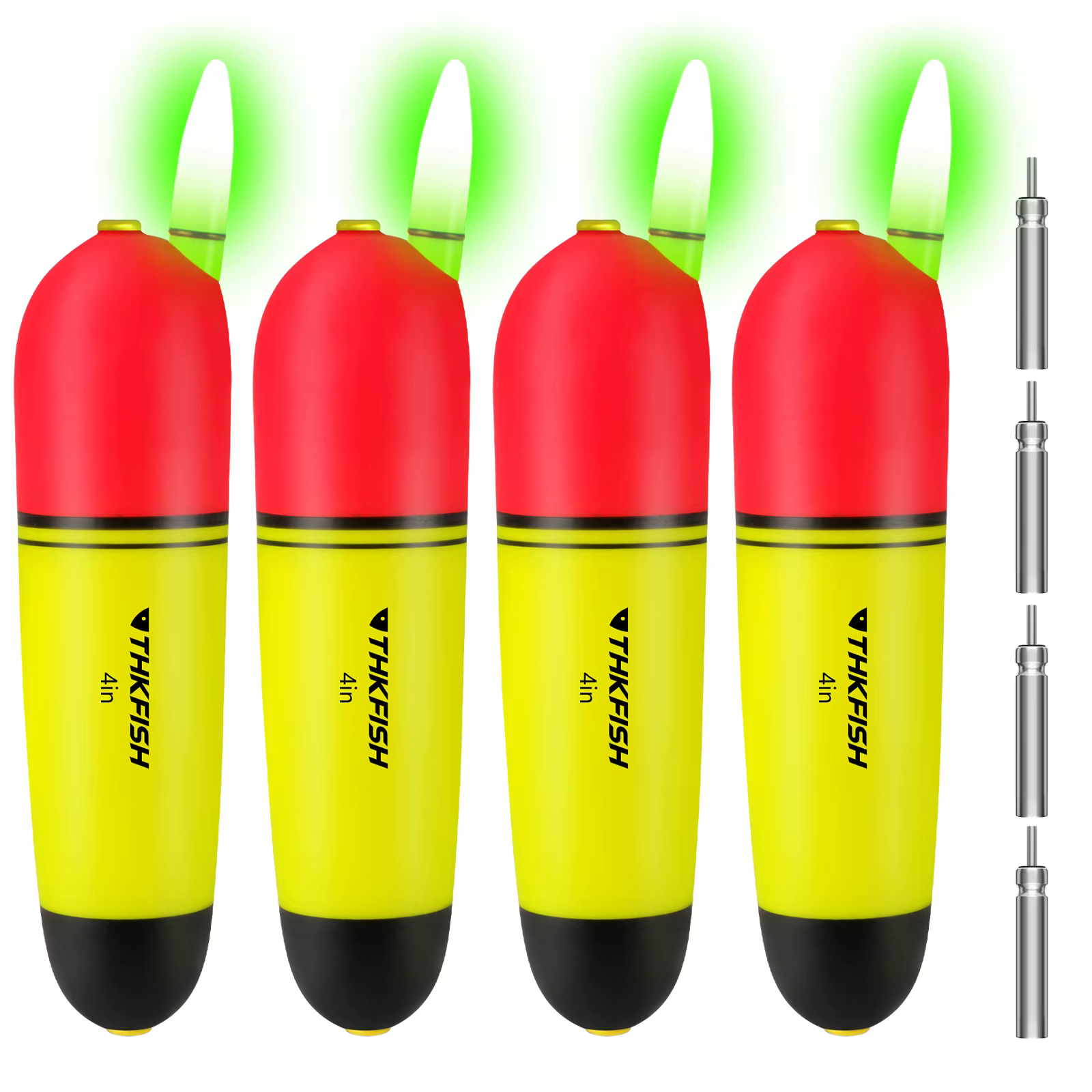 Thkfish Flotadores LED Deslizantes para Pesca Nocturna