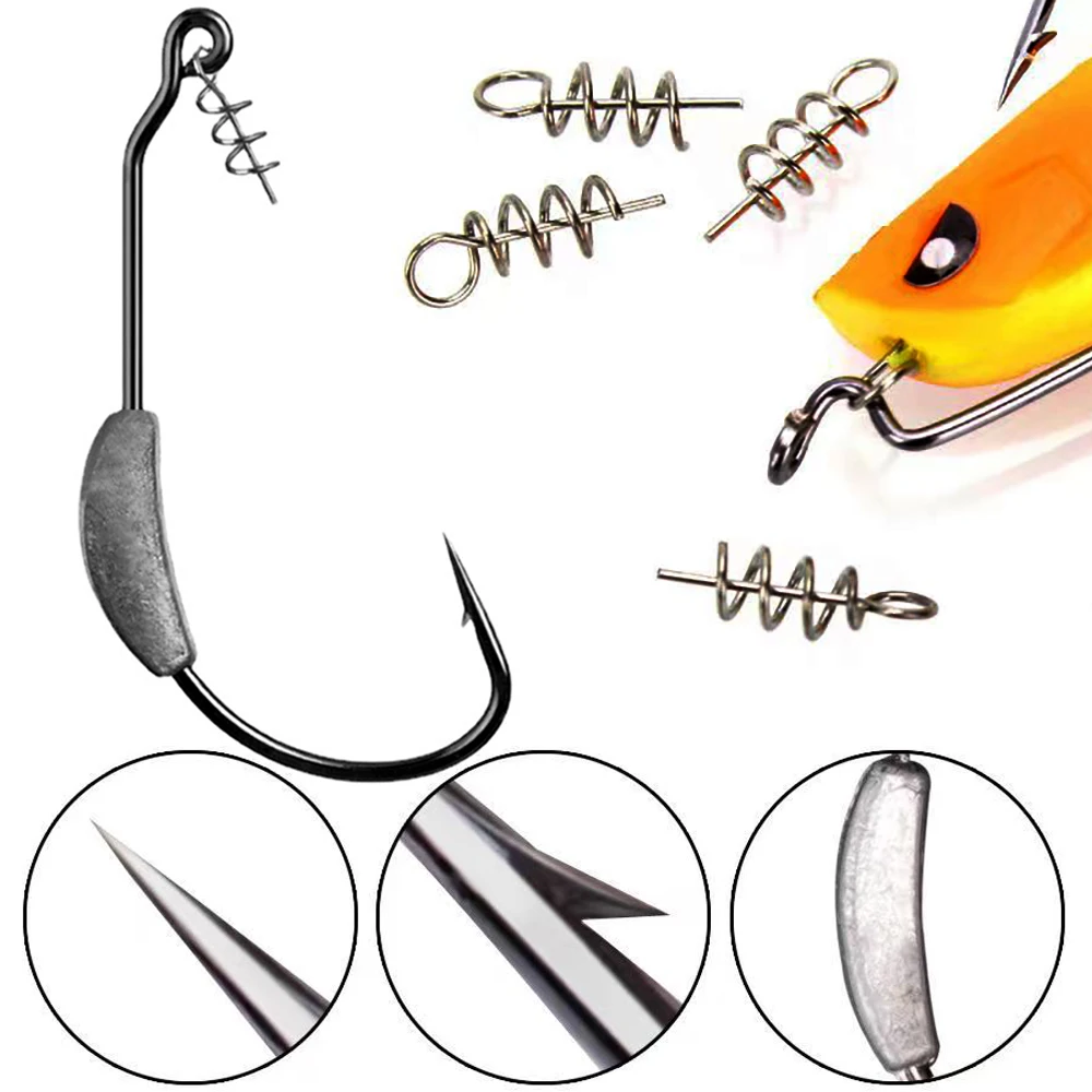 Anzuelos Jig Head con púas – Texas Rig para vinilo - imagen 5