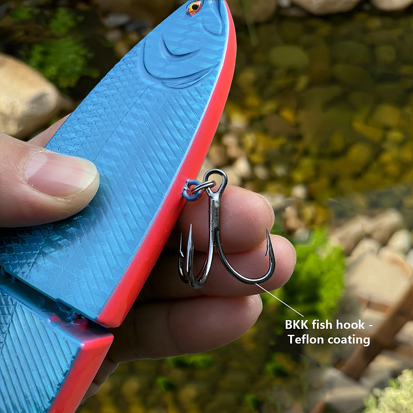 Señuelo Swimbait dos piezas resistente para lanzamientos a distancia - imagen 3