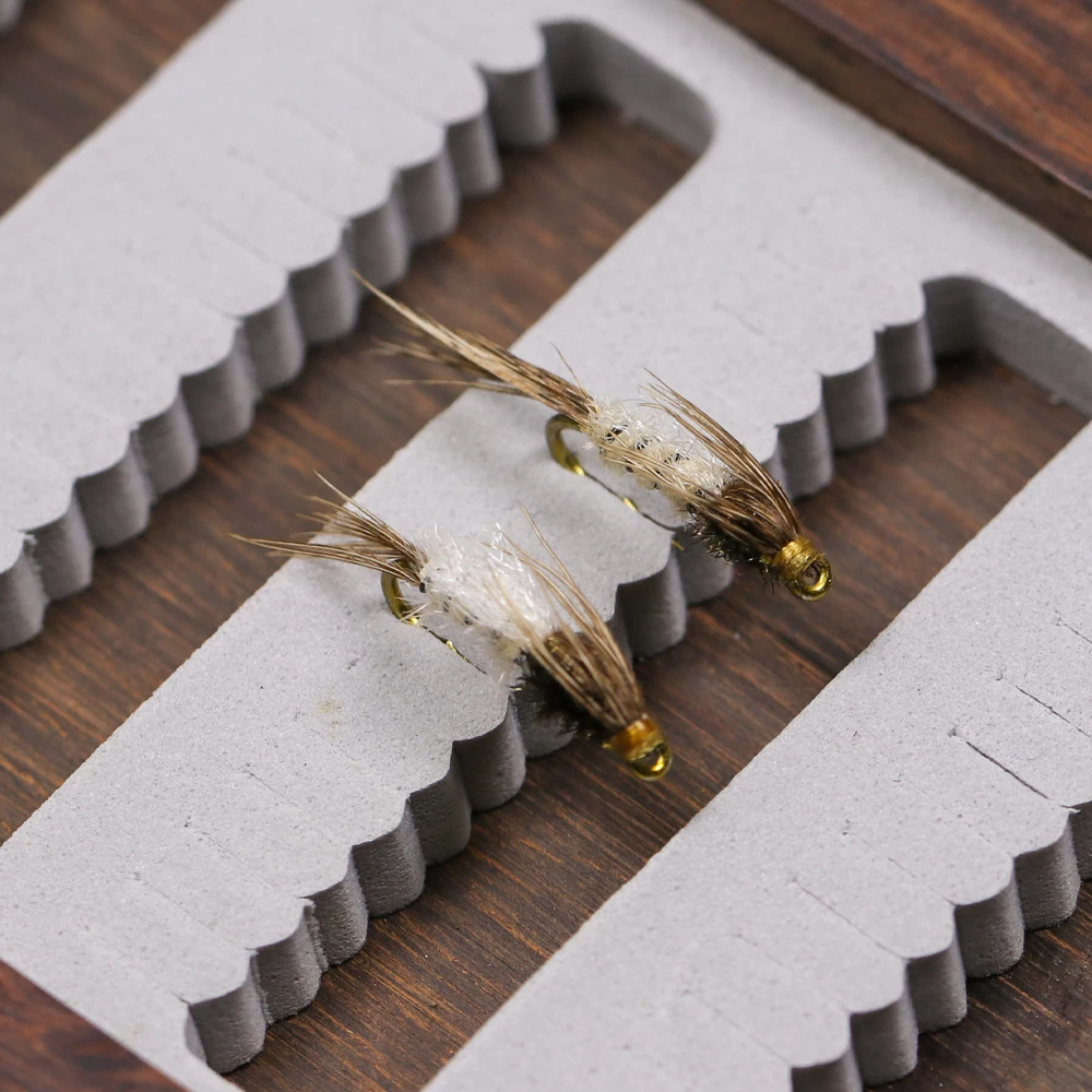 Moscas emergentes tipo mayfly/baetis para imitaciones