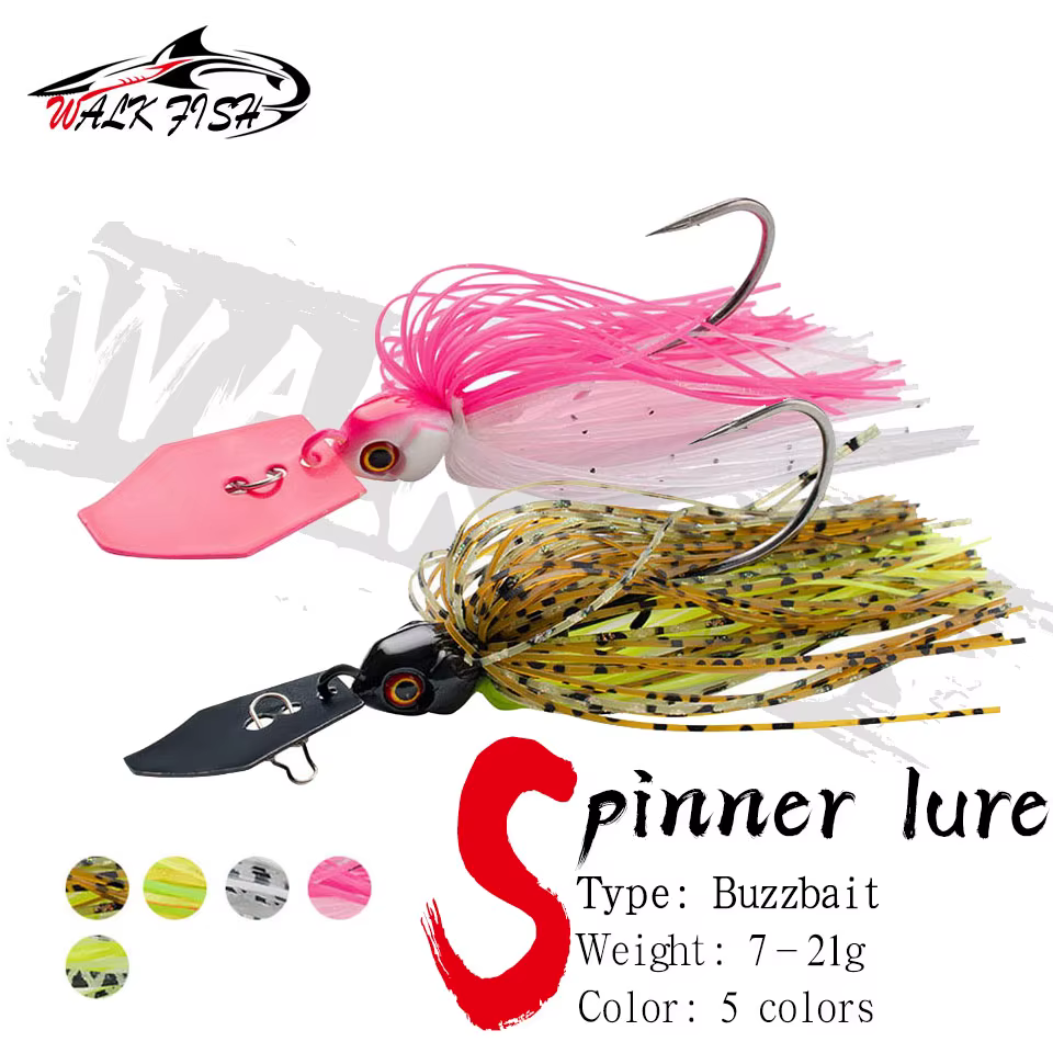 Walk Fish Chatterbait wobbler – Señuelo superficie para lubina