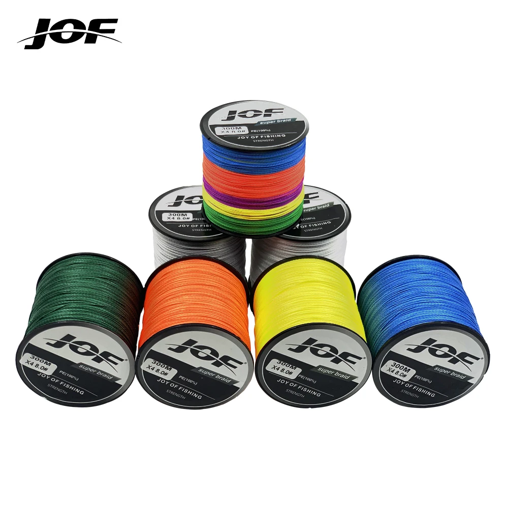 Línea trenzada multifilamento 4 hebras PE JOF 300M - imagen 5