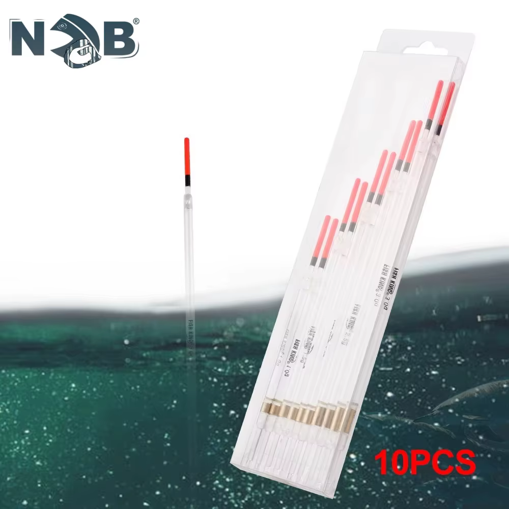 Flotadores de pesca vertical NGB – Plástico duro con tubo transparente - imagen 2