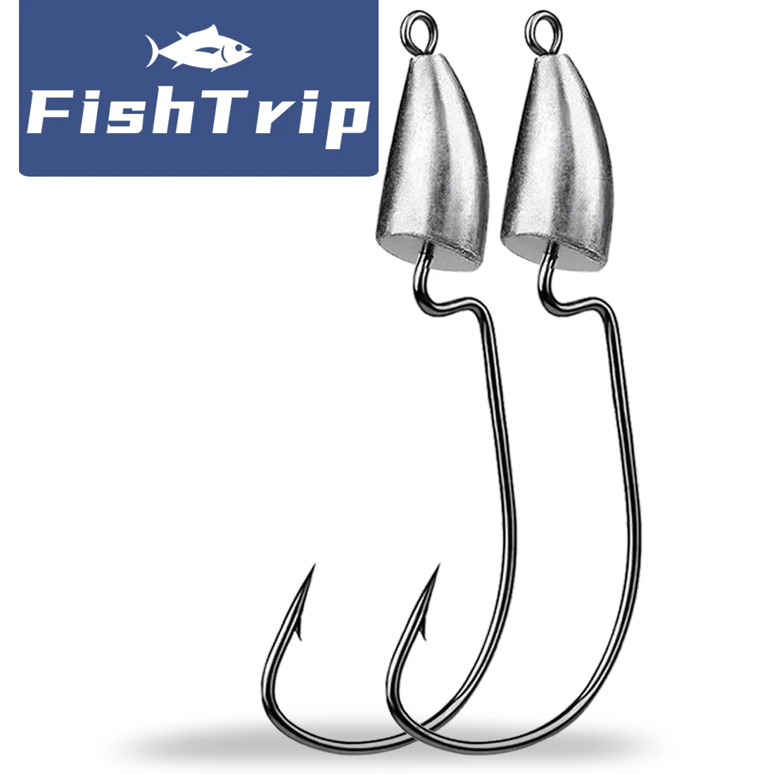 FishTrip Plomos tipo bala antienredo para montaje Texas - imagen 2