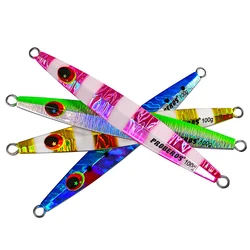 PROBEROS señuelo jigging metálico vertical 3D láser para lubina