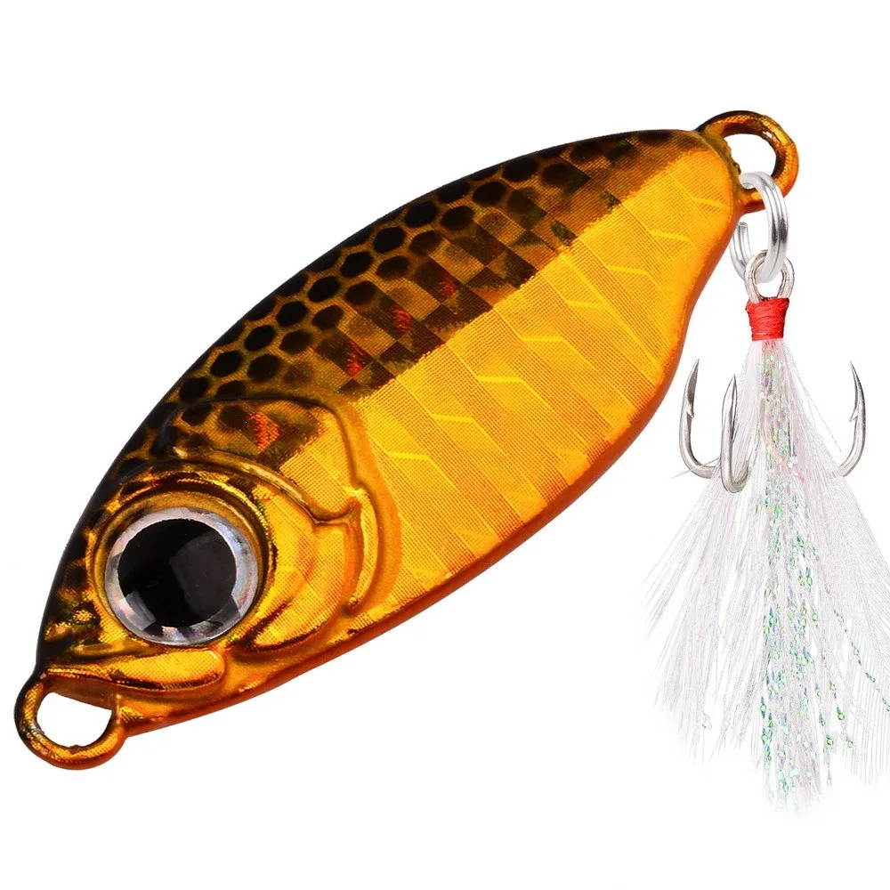 Jig head metálica para trucha, anzuelo simple de vástago largo