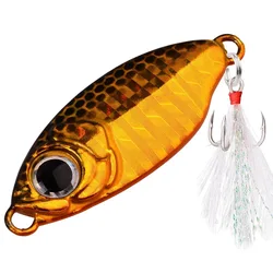 Jig head metálica para trucha, anzuelo simple de vástago largo