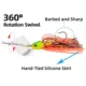Chatterbait Buzzbait giratorio sin malezas para lubina y lucioperca - imagen 3