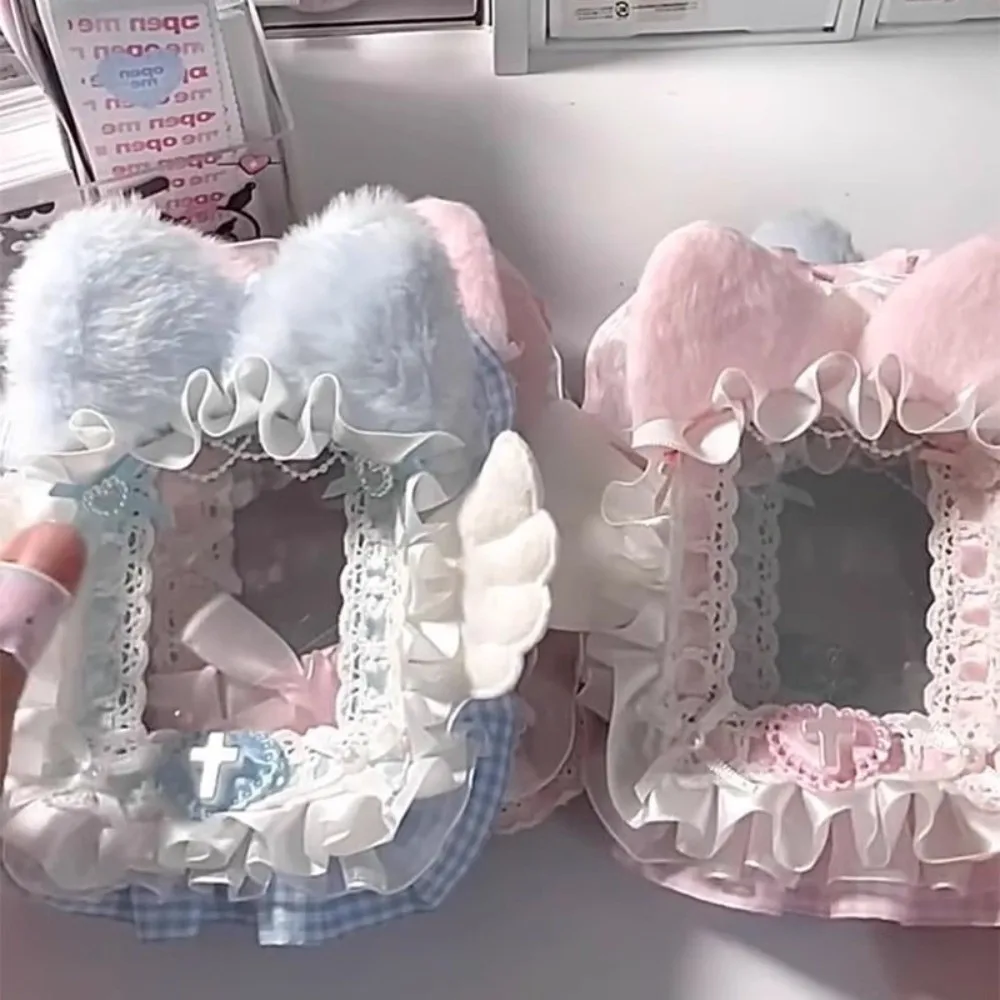 Funda porta fotocards con encaje estilo Lolita DIY con cinta Kawaii - imagen 4
