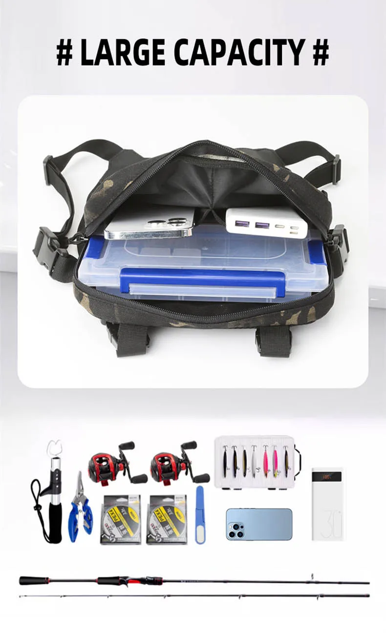 Bolsa estilo riñonera para viajes
