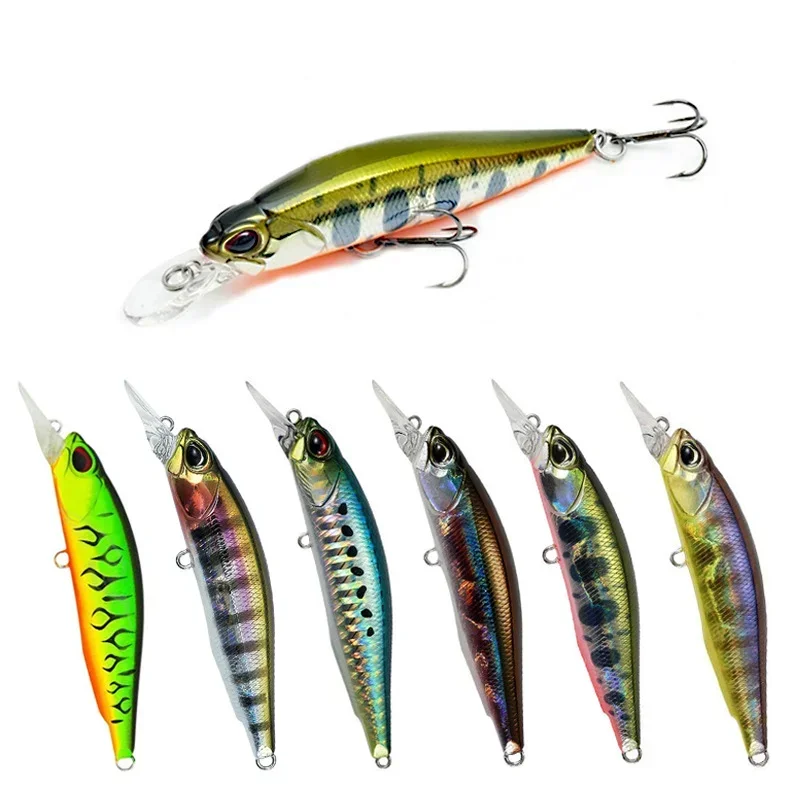 Señuelos Minnow Wobbler Jerkbait suspendido para culter y alburnus - imagen 5