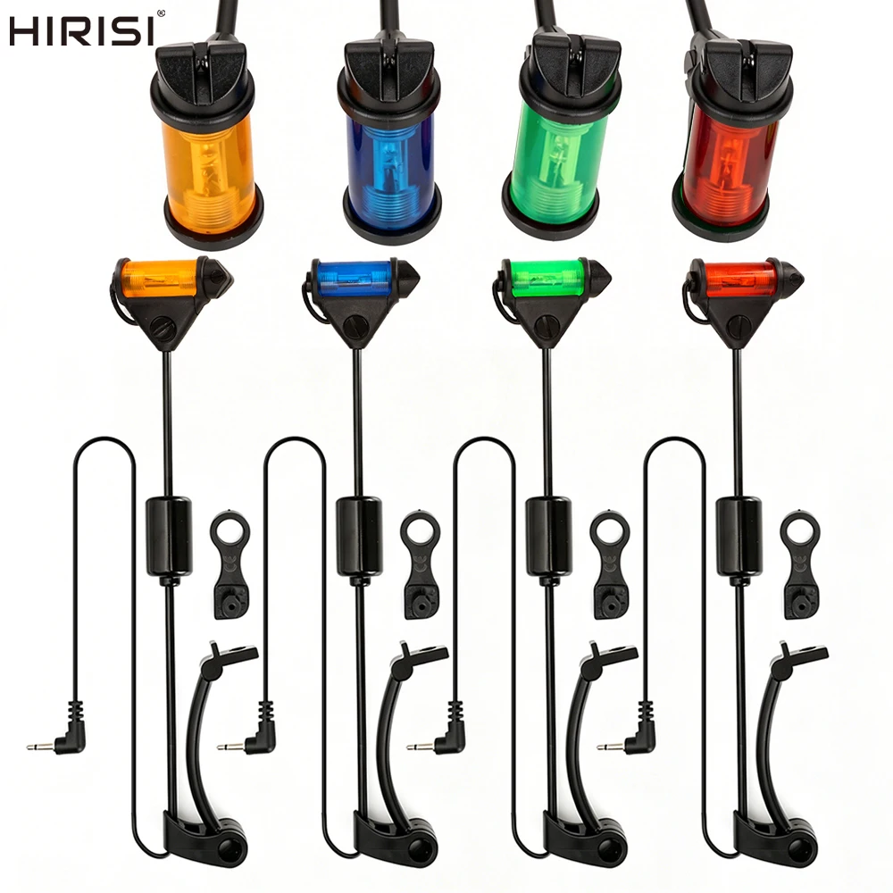 Alarma de pesca Hirisi con indicador LED y base extraíble para picada - imagen 5