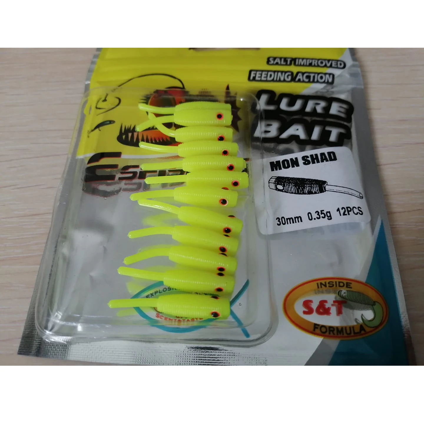 ESFISHING Mon Shad 30mm – Señuelos de invierno para hielo - imagen 3