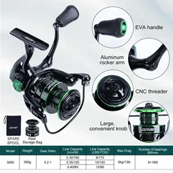 Goture Kit de pesca portátil con caña telescópica y equipo
