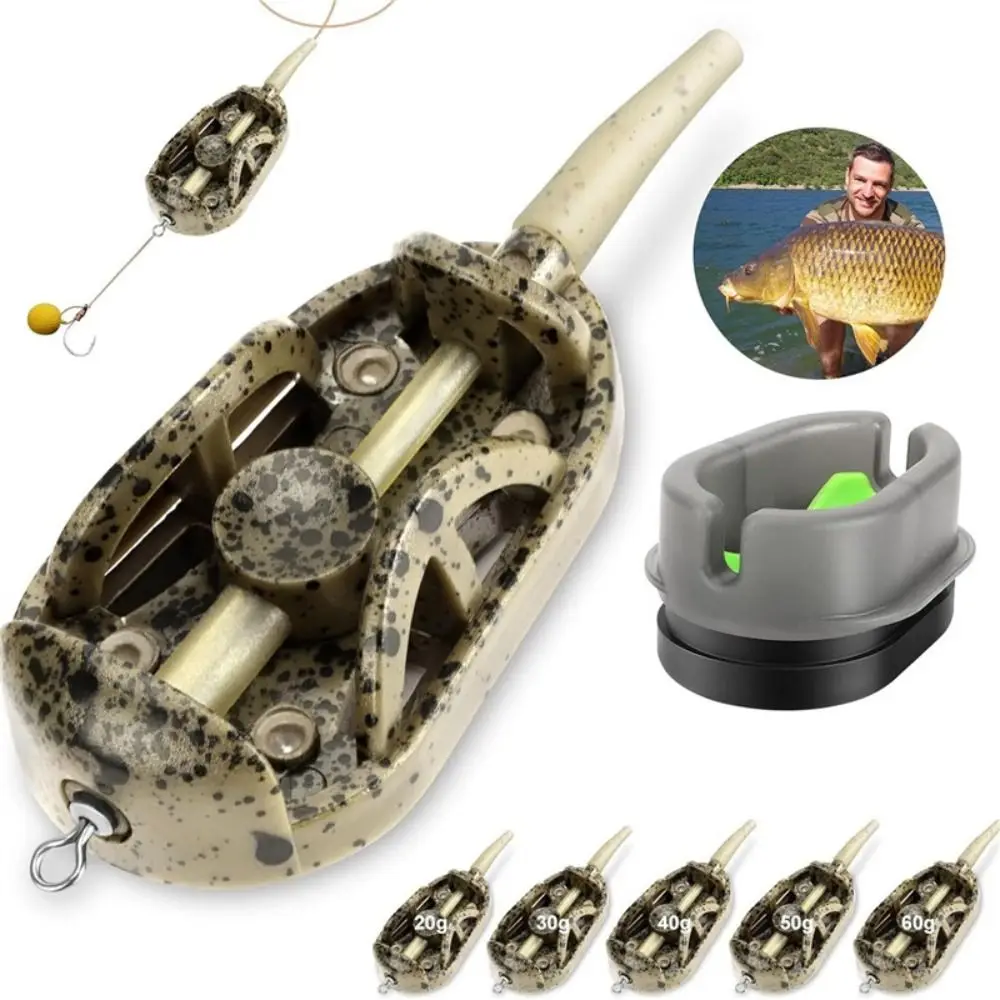 Jaula Method Feeder con plomos y molde incluido para carpa - imagen 4