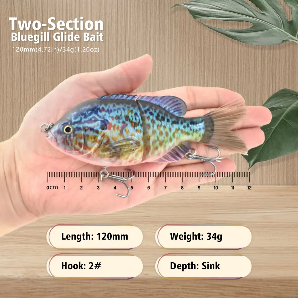 Swimbait Articulado para Lubina - Cebo duro realista - imagen 2
