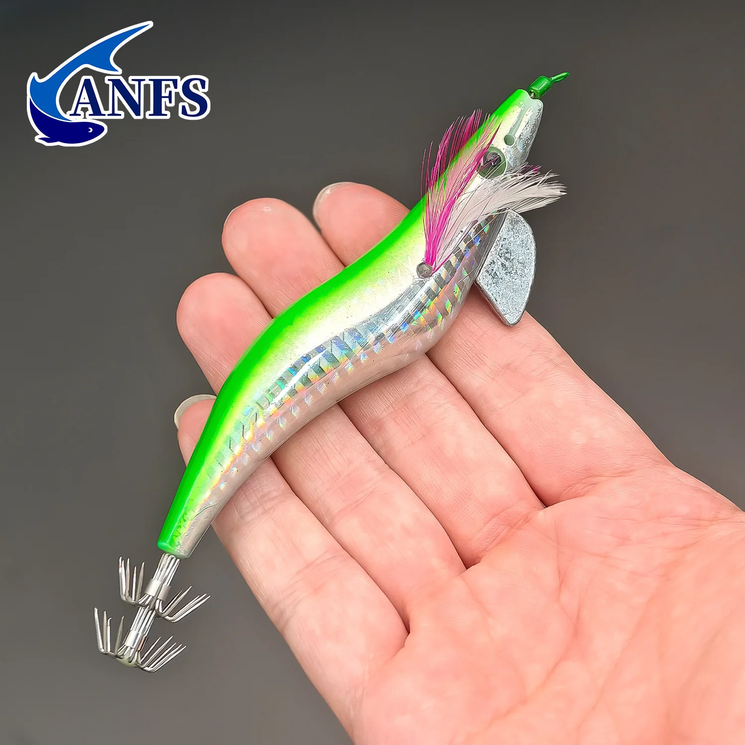ANFS Jigs para calamar y pulpo – señuelo duro agua salada - imagen 2