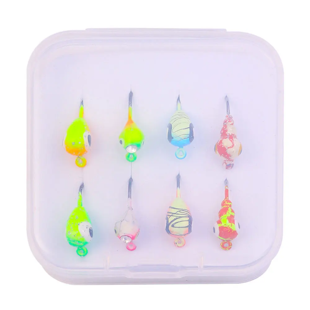 Kit con anzuelos y diseño de señuelo luminoso