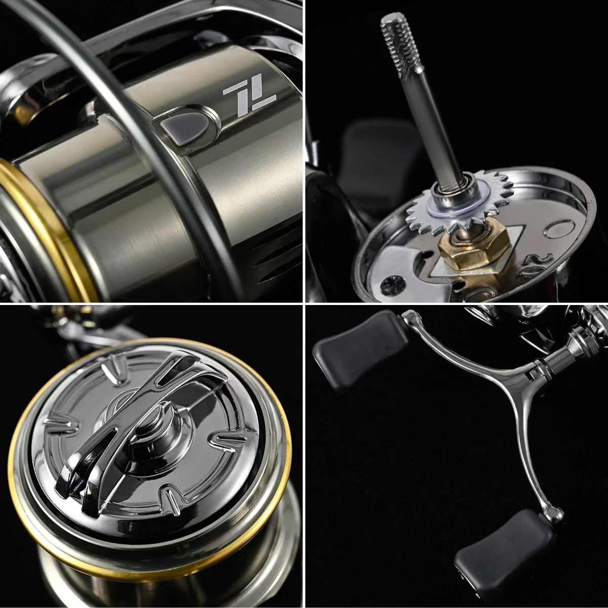 Carrete de pesca giratorio NK-ST inox para agua salada - imagen 4