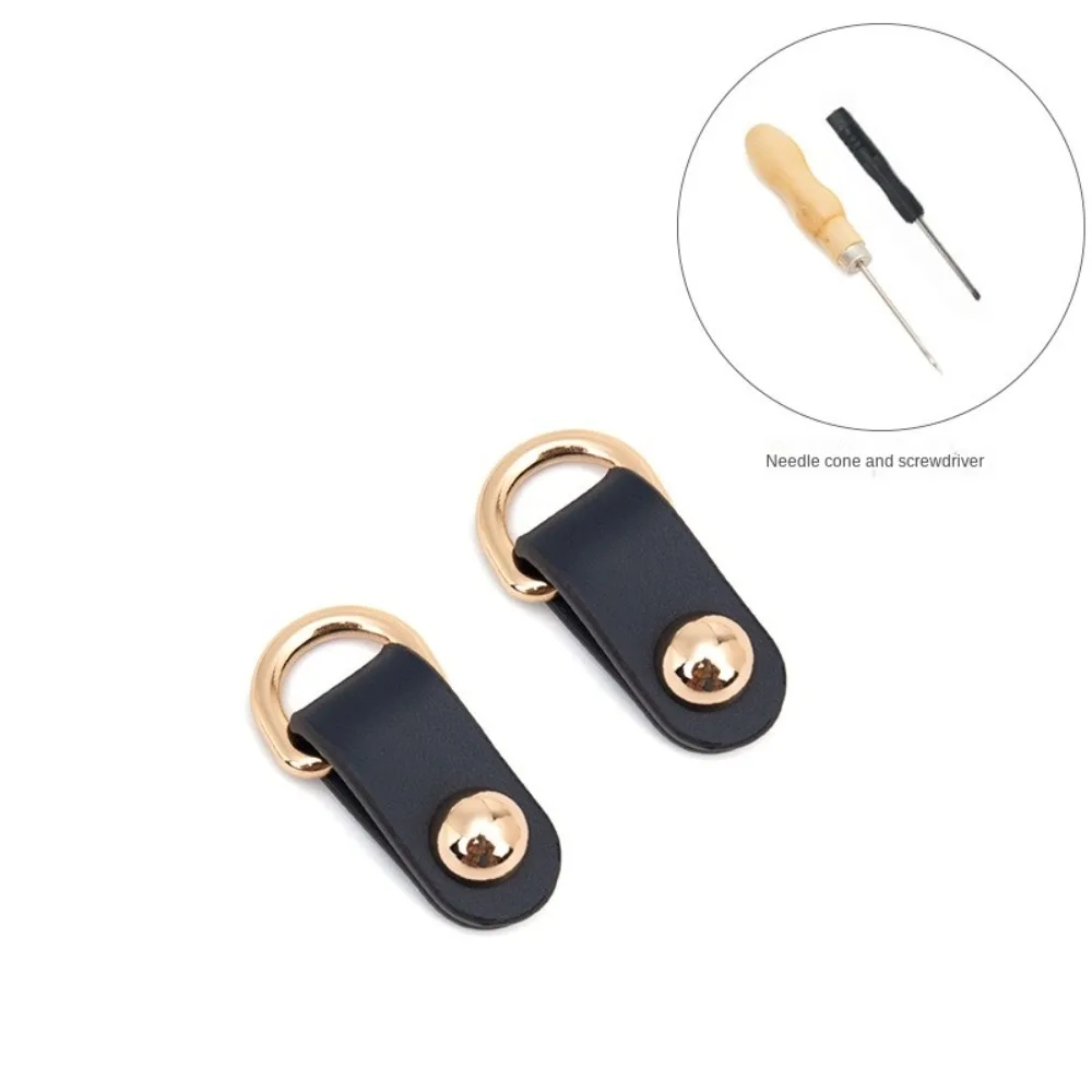 Hebillas D universales PU para correas de bolso - imagen 2