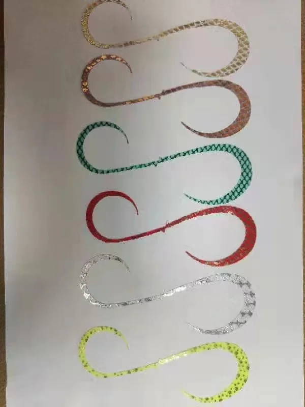 Cebo giratorio de varios colores en silicona