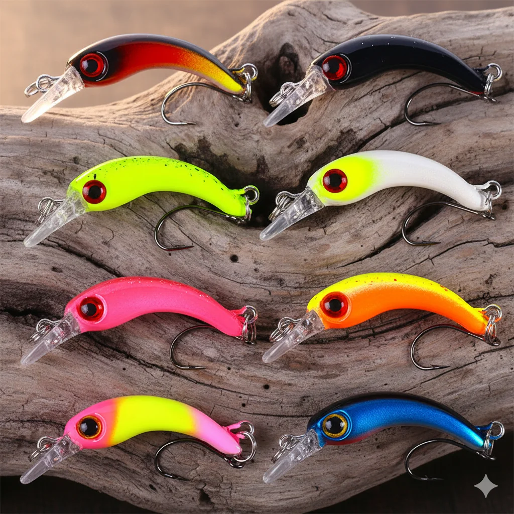 Minnow Flotante 4cm – Crankbait para Trucha, Blackbass y Lucio - imagen 4