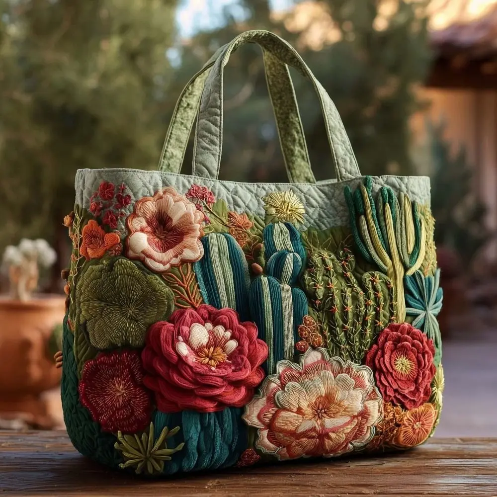 Bolso de mano vintage con estampado para mujer y viaje ligero