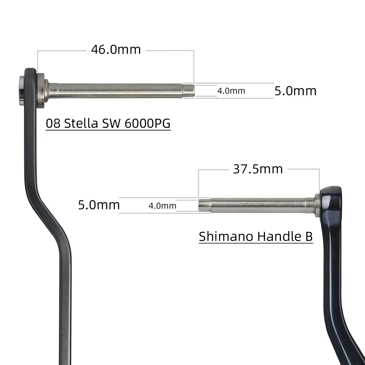 Perilla de carrete Gomexus para Daiwa Saltiga – ajuste Shimano - imagen 5