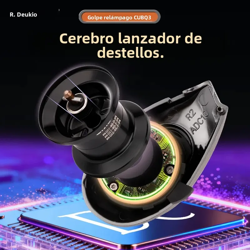 Carrete DEUKIO 2026 DC con freno electrónico y cuerpo carbono